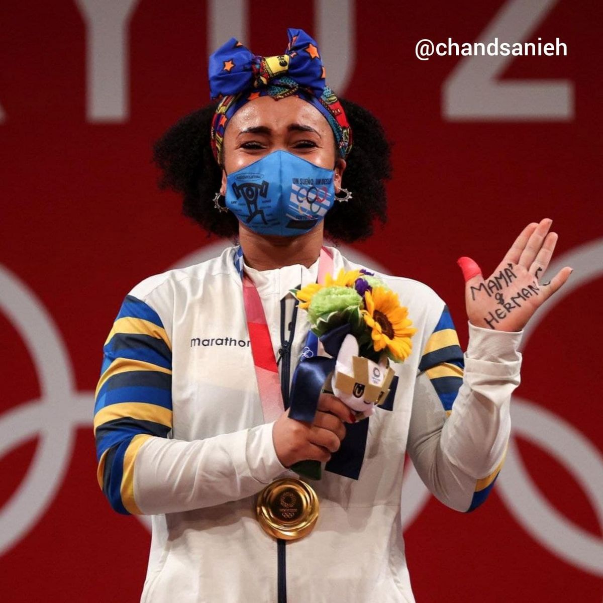 دست نوشته احساسی دختر المپیکی+عکس