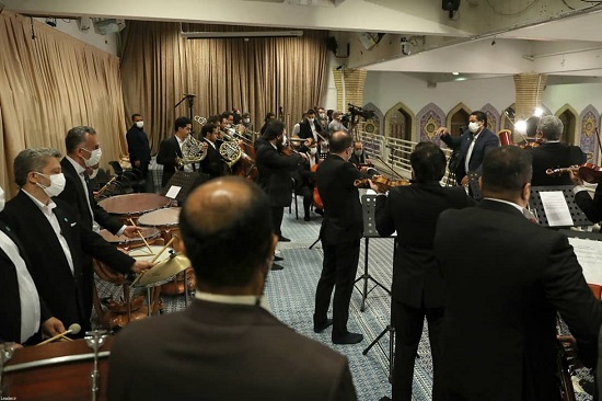 حضور یک ارکستر کامل در مراسم تنفیذ ریاست جمهوری+عکس