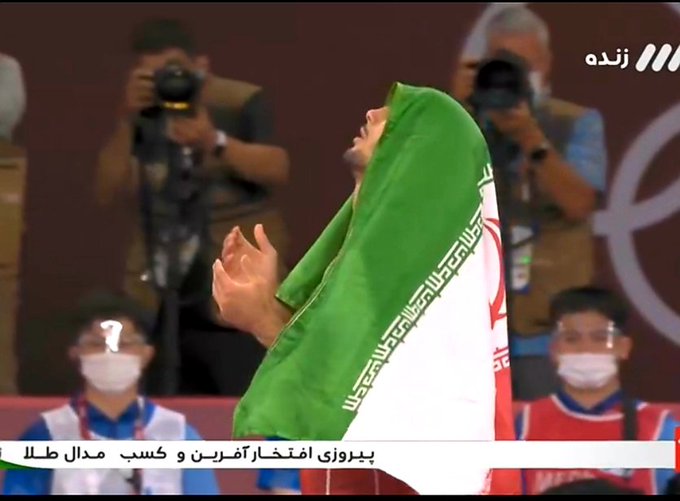 تصویری از ورزشکار ایرانی که وطن فروش ها را عصبانی کرد+عکس