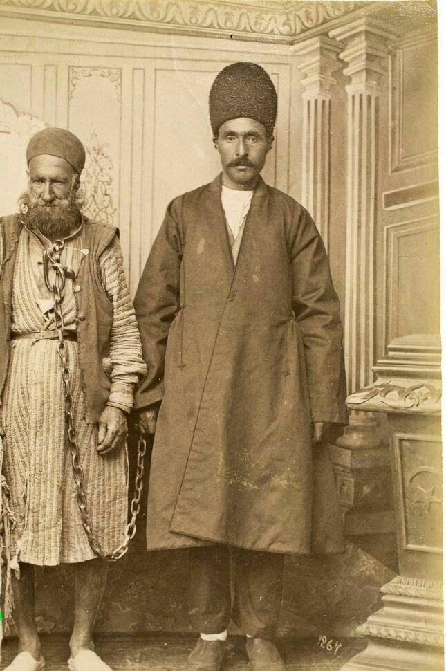 نگهبان و زندانی در دوره قاجار +عکس | ثریانت